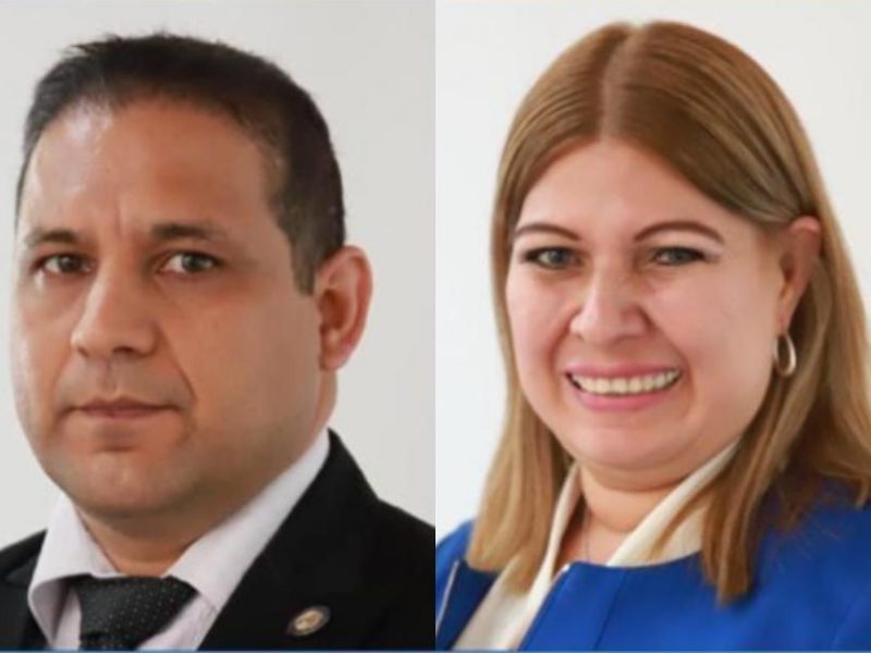 Henry Elías y Darleene Monge, los primeros en ser entrevistados por Giammattei