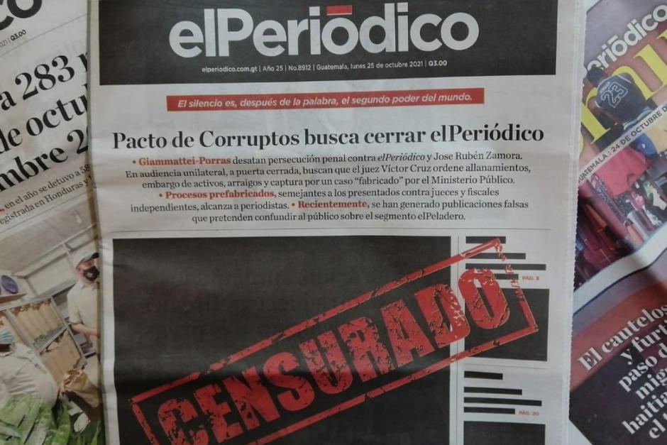 APG: Embargo a elPeriódico ratifica la intención de cerrarlo