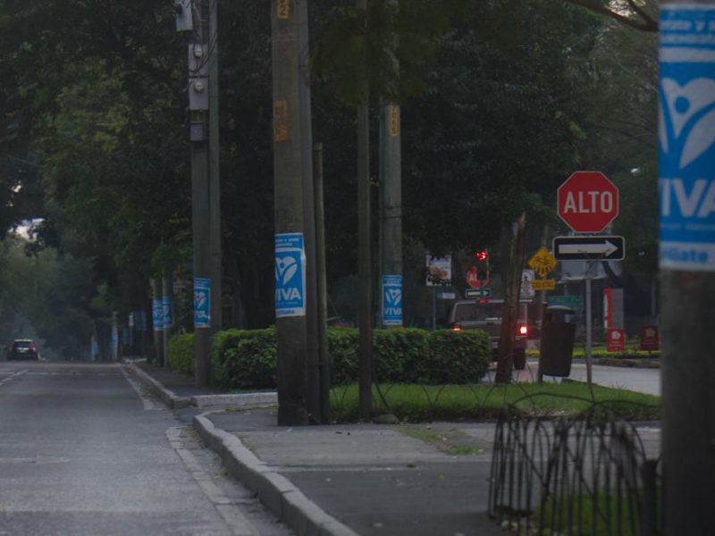 TSE solicita retiro de propaganda colocada en postes de la capital